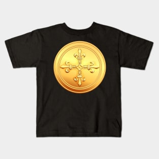 Old French gold coin Kids T-Shirt